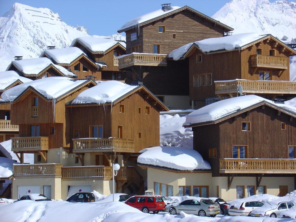 Madame Vacances Les Chalets Du Praz La Plagne Exterior foto